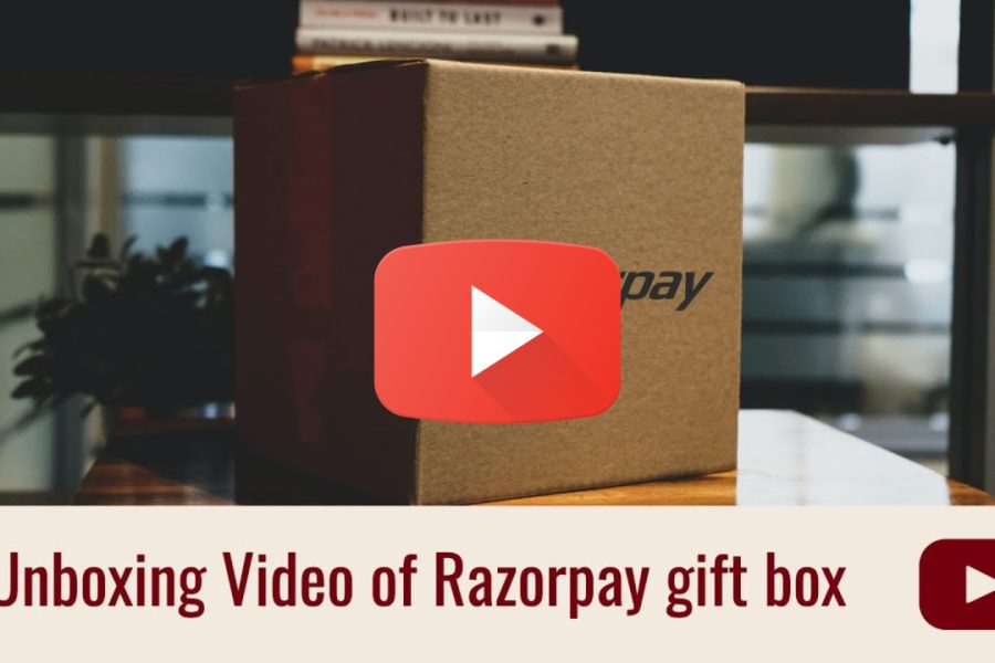 Razorpay Gift Unboxing Video