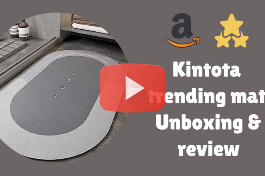 Kintota trending Bathroom mat unboxing and review