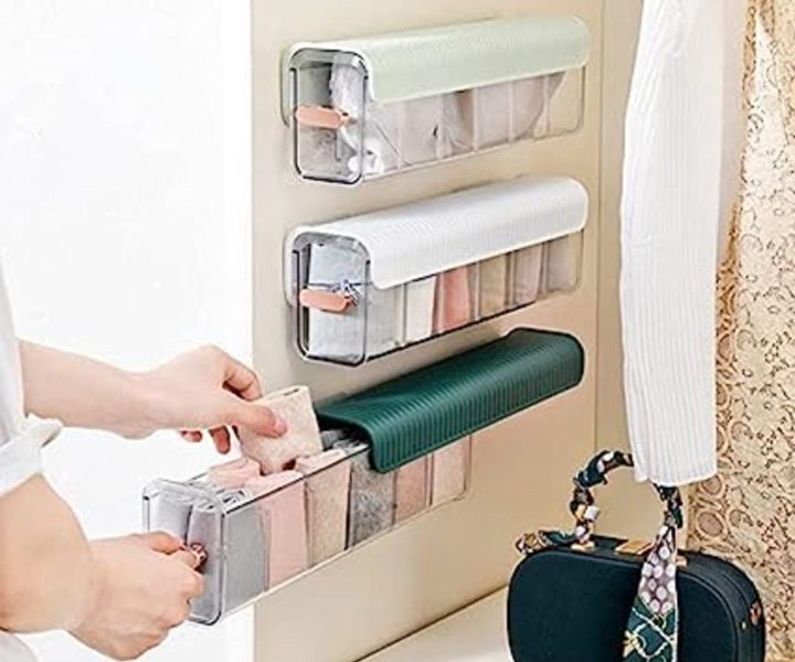 KSP HOME Underwear Drawer Organizer Divider: Streamline Your Clothing and Cosmetics Storage